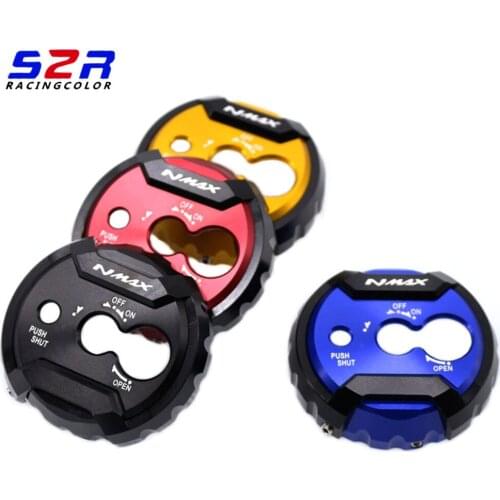 S2R Motorcycle Switch key Cover for YAMAHA NMAX155 N MAX 150 155 NMAX 125 155 Scooter Accessories Seat Lock Cover Cap