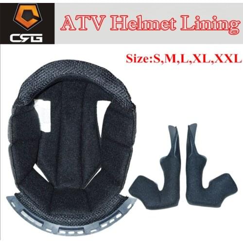 For SIMPSON STIG Helmet Motorcycle Helmet Insert Liner Cap Cushion Pad Soft Breathable Sweat Wicking Helmet Lining Removable