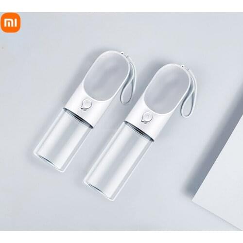 Portable Xiaomi Mijia Pet Water Bottle Cup 300/400ML Dogs Travel Puppy Cat Drink Bowl Outdoor Pet Water Smart Dispenser Feeder