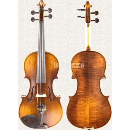 Q03 Professional Natural Wood Acoustic Violin Fiddle 4-String Instrument For Professional Violin Lover 4/4 3/4 1/2 1/4 1/8 Size