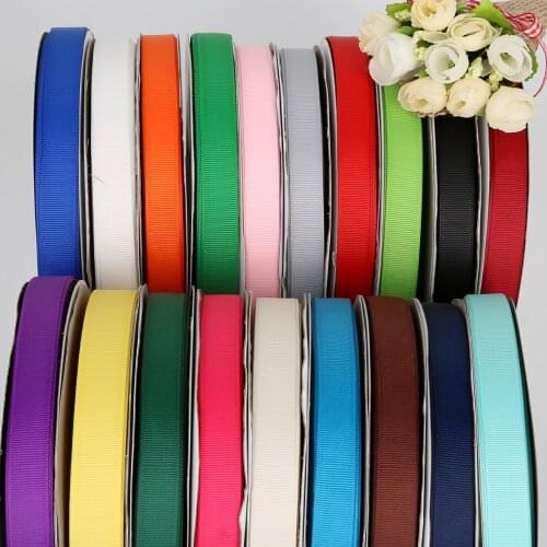 Multi Colors Width 7-38mm Grosgrain Ribbon, for Wedding Party Decoration & DIY Gift Wrapping Scrapbooking Crafts 5Yards/lot