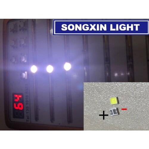 JUFEI LED Backlight Light Beads 1210 3528 2835 1W 6V 96LM Cool white LCD Backlight TV Light Beads 01.JT.2835BPWS2-C 4000PCS