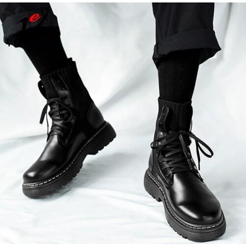 Мужские мотоботы VESONAL China At AliExpress