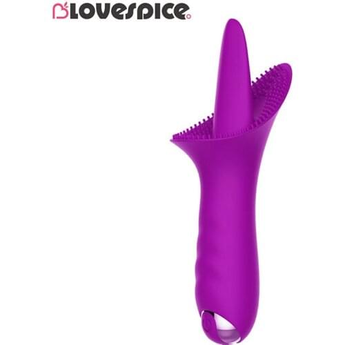 Tongue Vibrator Nipple Massager Clitoris Stimulation 10 Speeds Vagina Vibration Pussy Masturbator Sex Toys for Women