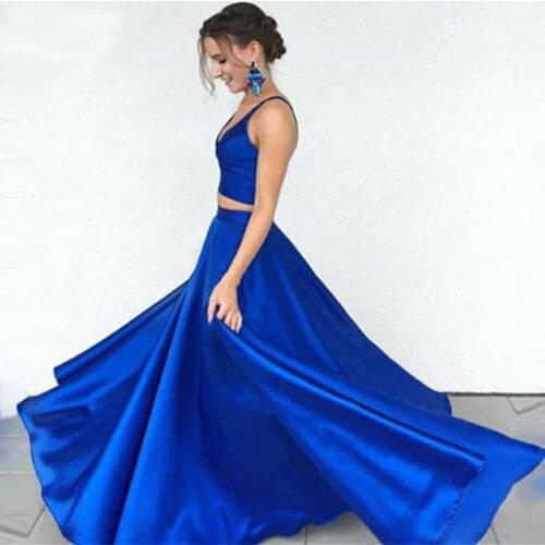 Autumn New arrival Prom party evening dresses vestido de noiva sereia gown dress robe de soiree vestido novia playa two pieces