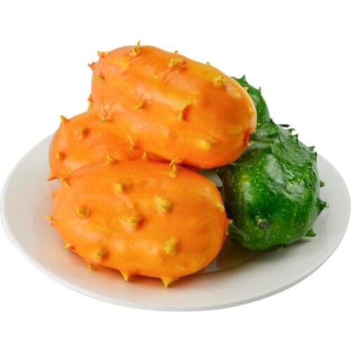 050 Fake Fire ginseng fruit Simulation of plastic fruit vegetables decoration props display models 12*7.5cm