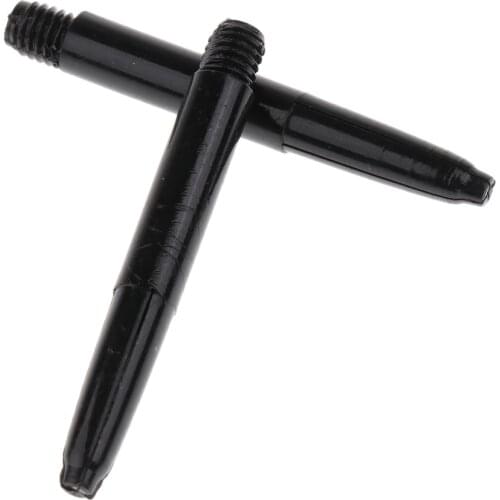 60 Pieces 35mm 2BA Threaded Plastic Re Grooved Stems Shafts White