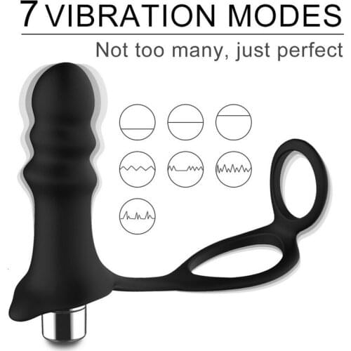 Anal Plug Vibrator Prostate Massager For Men Masturbator Vibrating Butt Plug Adult Erotica Stimulator Sex Toys For Men