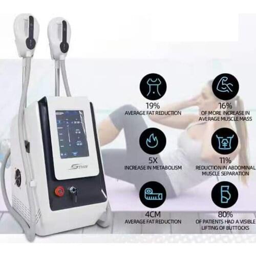 Free shipping Factory Sale HIEMT Emslim Electromagnetic Muscle Stimulator Sliming Device EMS No Pain