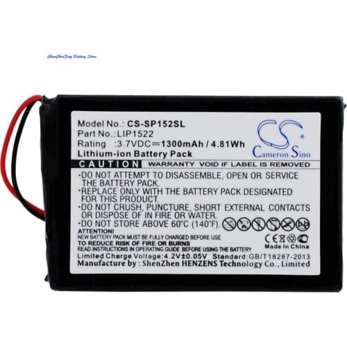 Cameron Sino 1300mAh Battery LIP1522 for Sony CHU-ZCT1H, Dualshock 4 Wireless Controlle