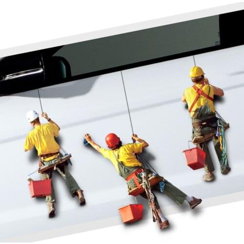 Climber-Spiderman Car Sticker Creative Sticker Car Decoration Body Sticker Scratch Blocking Sticker Car Product Accessories