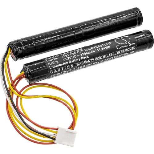 CS 3200mAh/11.84Wh battery for Crestron TST-600,TST-600 Touchpanels,TST-602,TST-602 Touchpanels LI-CRXCRST1S4P