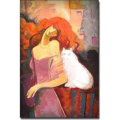 Home Artwork Design Oil Painting Hand Painted Sexy Girl Wall Picture Canvas Art Unframed High Quality Bedroom Decoration Art