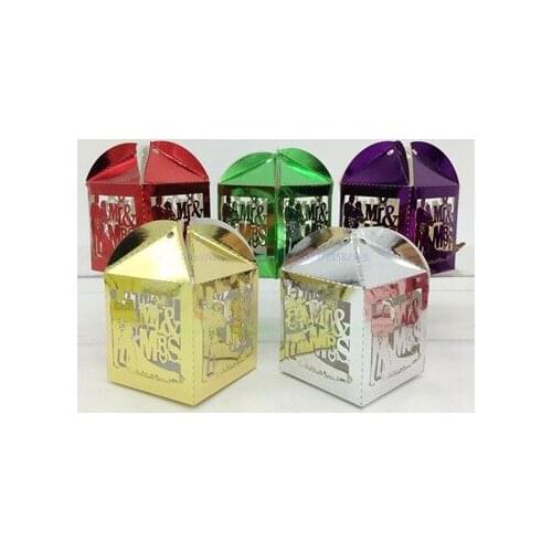 Good sell Favors Boxes Gifts Candy Boxes Favor Holders With Ribbon Wedding Party Favor Decor
