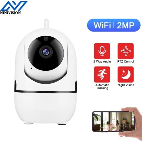 1080P HD Wifi Automatic tracking IP Camera Mini Wireless Network Video Surveillance Camera Home Security Indoor baby monitor