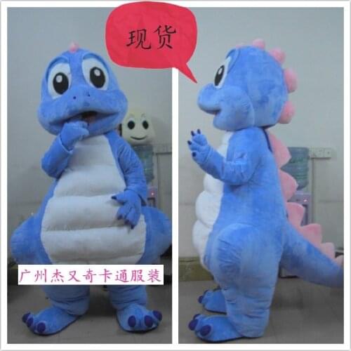 Lovely Dinosaur Dragon Mascot Costume Outfits Clothing Advertising Carnival Hallowen Cosplay