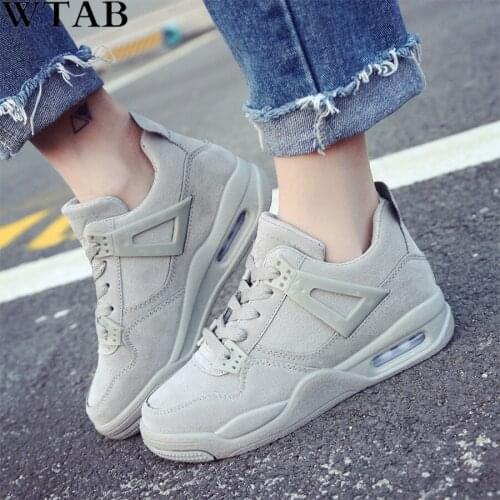 Chaussure Femme Women Vulcanized Shoes New 2019 Fashion Wedges Sneakers Shoes Women Ladies Trainers Cross Tie Tenis Feminino
