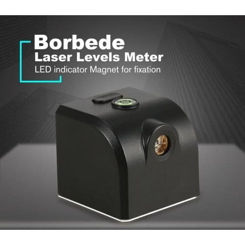 Borbede BD-M2 Mini Laser Level Cross Line Laser with Measuring Range 50ft, Self-Leveling Vertical and Horizontal Line