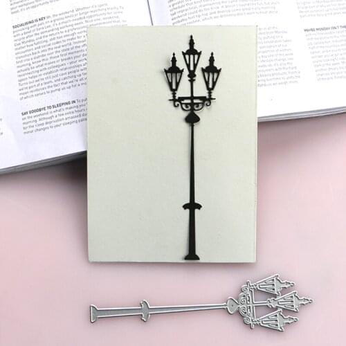 DUOFEN METAL CUTTING DIES street lamp stencil DIY Scrapbook Paper Album 2019 new