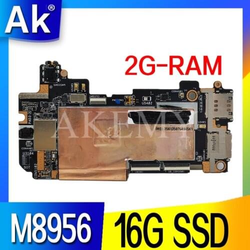 New! original For ASUS ZenPad Z8 ZT581KL ZT581K ZT581 Tablets Laptop motherboard Mainboard logic board W/ M8956 2G-RAm 16G SSD