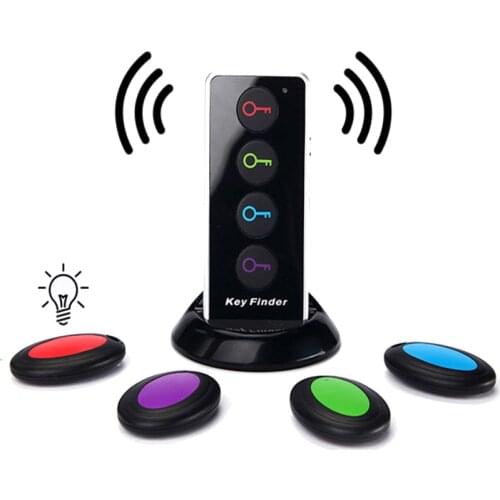 New Arrived 4 in 1 Family Expenses Wireless Anti-Lost Electronic Key Finder Fashion Anti-Theft Search Engine For Home