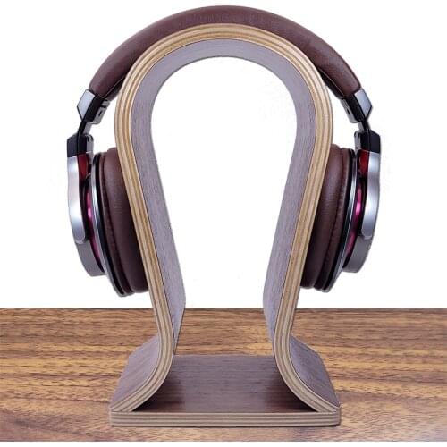 Headphone Stand Headset Hanger Wood Earphone Accessories Fashion Universal Desk Display New Arrivals 1pc