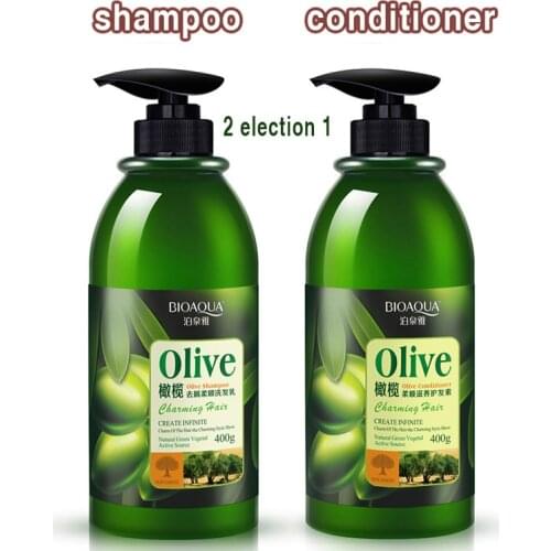 400ml Professional Olive Anti-Dandruff Hair Shampoo Soft Refreshing Oil Control Improve Itchy Scalp Treatment Hair Care