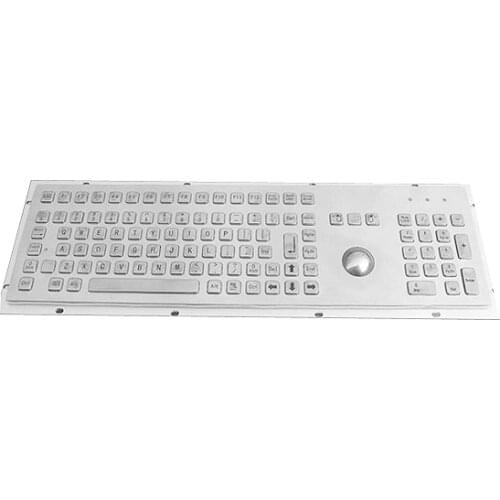 Dustproof, Waterproof,Anti- corrosion Industrial Metal keyboard with number keys,FN keys IN-K97 for Bank, Funds equipment