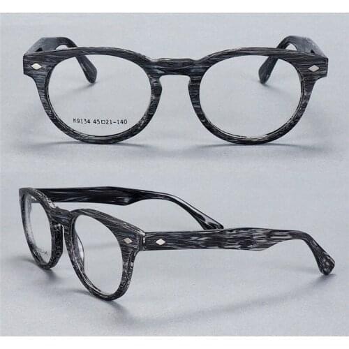 Retro Acetate Rivets Glasses Frame Men Prescription Lens Optical Eyewear Brand Designer Anti-fatigue Reading Eyeglasses Women