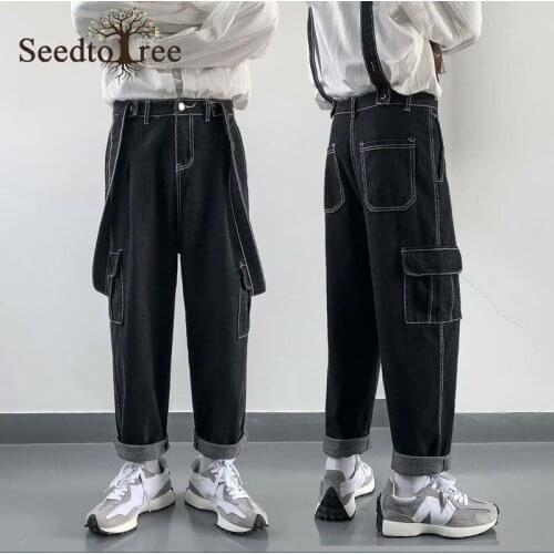 Мужские широкие джинсы SeedtoTree China At AliExpress