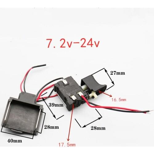 DC 7.2V-24V Electric Screw Drill Switch Replacement for Makita Type Good Quality Power Tools Spare Parts Accessoires