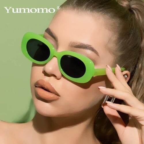 Steampunk Gradual Oval Sunglasses Women Brand Designer Round Gradient Lens Eyewear Sun Glasses Retro Classic Ladies Shades UV400