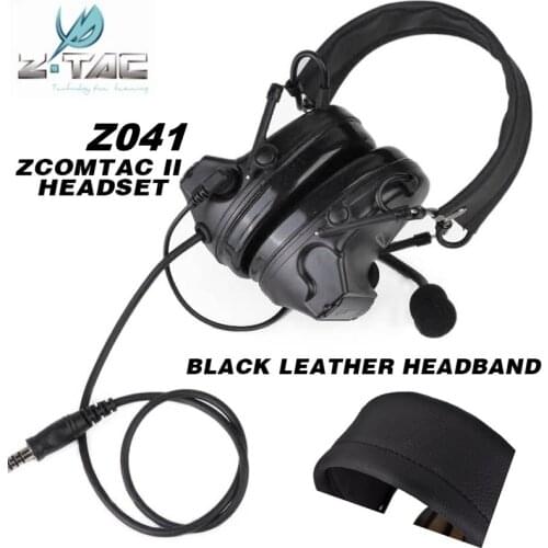 Z Tactical Comtac II Headset Softair Military Aviation Noise Reduction Earphone Ztac Comtac 2 Peltor Airsoft Headphones Z041