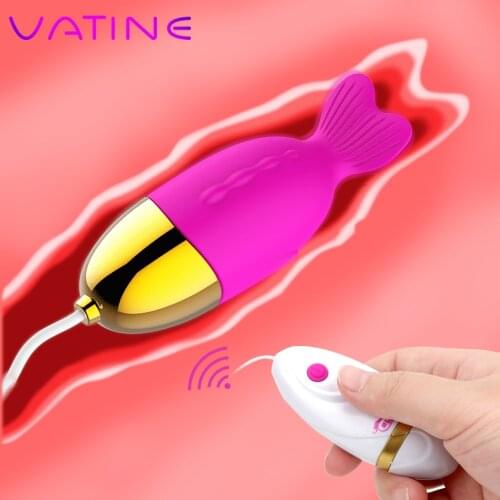 VATINE Sex Toys for Women 12 Speeds Clitoris Stimulator Vaginal Ball Vibrator G Spot Massager Remote Control Vibrating Egg