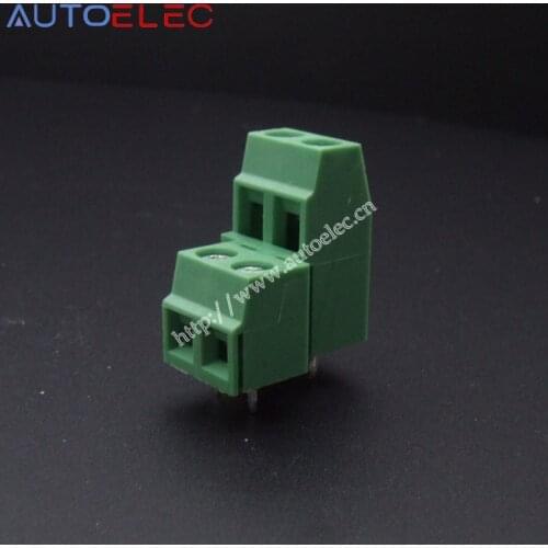 PCB Screw Terminal Block Connector pitch3.81mm spacing 2p 300V 10A straight pin Double layer connector instead of Phoenix