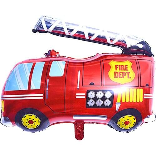 1pcs Large Baby Shower Fire Dept Balloons Kids Gift Aluminium Foil Ballon Birthday Party Decorations Kids Birthday Gifts Kids
