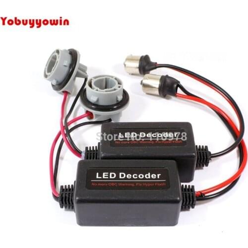 10Pcs LED Decoder 1156 P21W BA15S 1651 7527 1073 3496 7506 Adapter Anti Hyper Blinking Flashing Error Cancel Canbus Decoder-1156