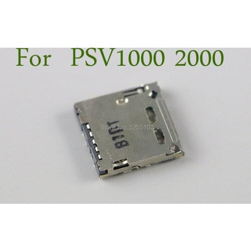 20pcs original used game card slot socket Games Memory SD Card Slot Replacement for PSVita PSV 1000 PSV 2000 Console Repair Part