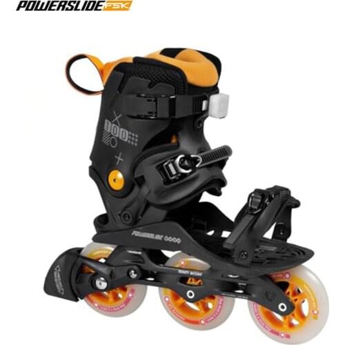 2020 Original Powerslide Doop Leisure Roller Skating Shoes 4*80/90mm or 3*100mm Wheels Inline Skates Free Skating Street Patines