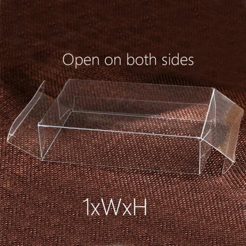 50pcs 1xWxH Plastic Box Storage PVC Box Clear Transparent Boxes For Gift Boxes Wedding/Tool/Food/Jewelry Packaging Display DIY