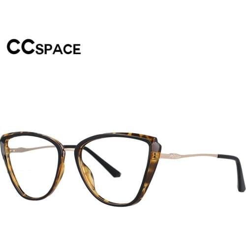 53078 Cat Eye Ladies Eyewear Blue Light Blocking Optical Lenses TR90 Spectacle Frames Fashionable Womens Computer Glasses