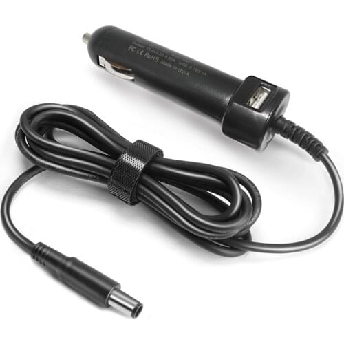 19.5V 3.34A 4.62A 90W Laptop Dc Car Charger Power Adapter for Dell Inspiron N5010 N4110 N5030 N5110 N7010 N7110 Latitude D510