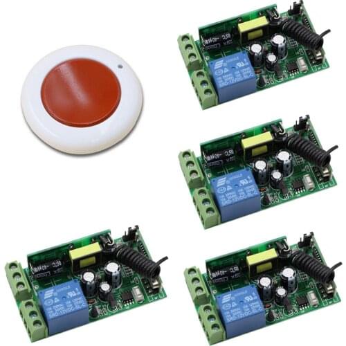 Smart Home AC 85V-250V Wireless Relay Remote Control Switch Remote Light Power Switch Receiver Transmitter ; 315Mhz/433Mhz