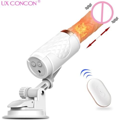 Wireless Remote Automatic Dildo Masturbation Pumping Gun Sex Machine Telescopic Dildo Vibrators for Women Adult Sex Toys