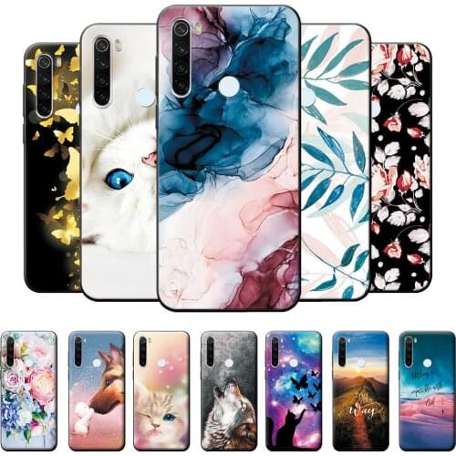 6.3" For Xiaomi Redmi Note 8T Case Silicone Cover For Redmi Note 8T Phone Case Note8t 8 t on Soft TPU Fashion Phone Back Cover