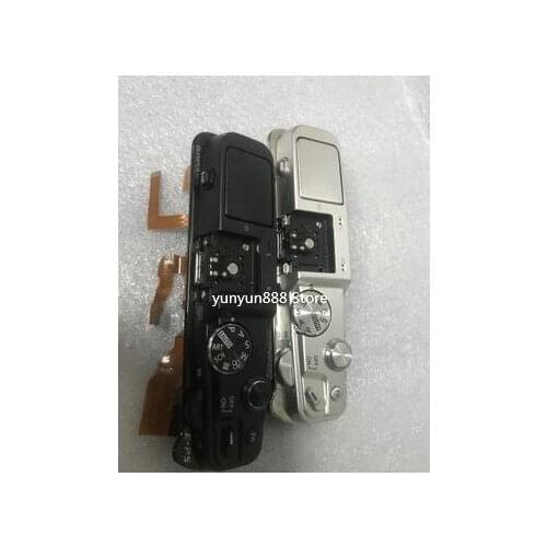 Black/White New Top cover assembly with flash and buttons repair parts for Olympus E-P5 EP5 Camera