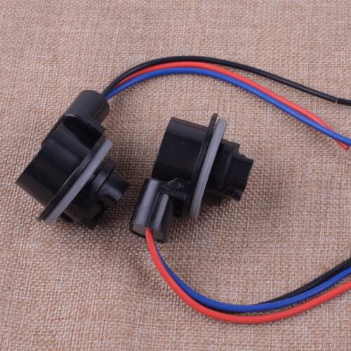 CITALL 2Pcs Universal Car Auto Bulb Socket Brake Turn Signal Light Socket Wire Harness Plug Adapter 3157 3057 3155