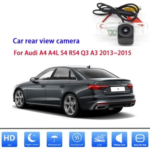 For Audi A4 A4L S4 RS4 Q3 A3 2013~2015 Vehicle back-up rear view camera wide angle of vehicle DVR alarm system camera