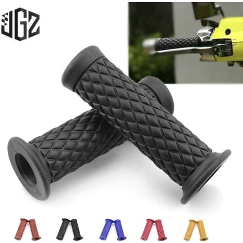 Motorcycle 22mm Retro Hand Grips Soft Rubber Gel Handlebar Grips For Vespa GTS 250 300 Sprint Primavera 150 LX GTV 125 200 S150