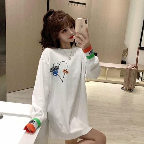 Cheap wholesale 2021 spring summer autumn new fashion casual woman t-shirt lady nice women Tops female long sleeve tops Ay1710